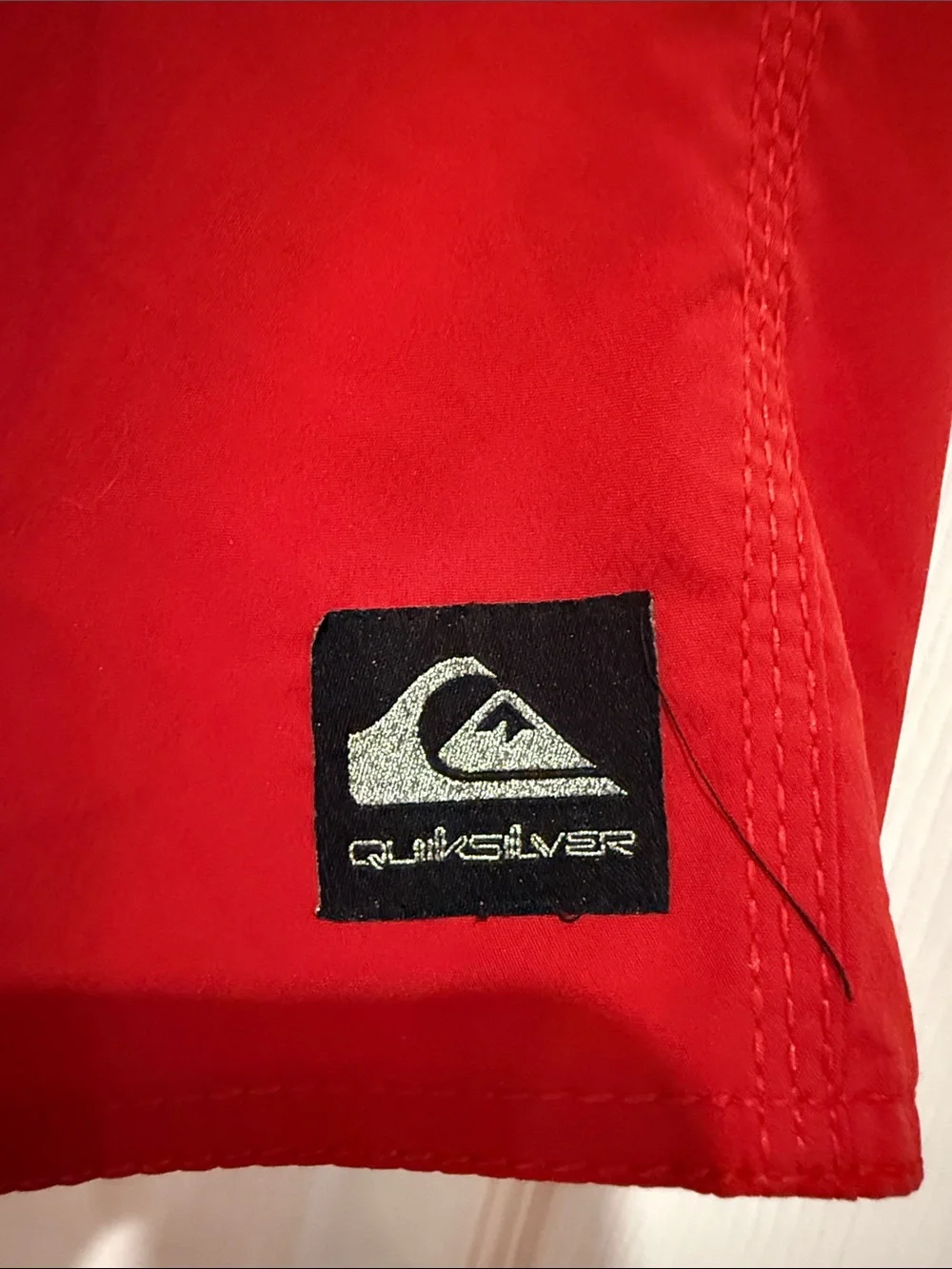 Quiksilver Men’s Red Boardshorts - Classic Swim Trunks,Size 33